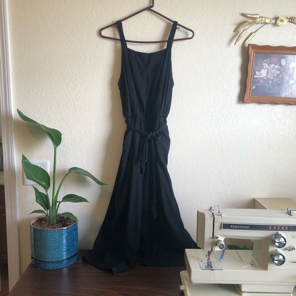 Old Navy Black Capri Romper